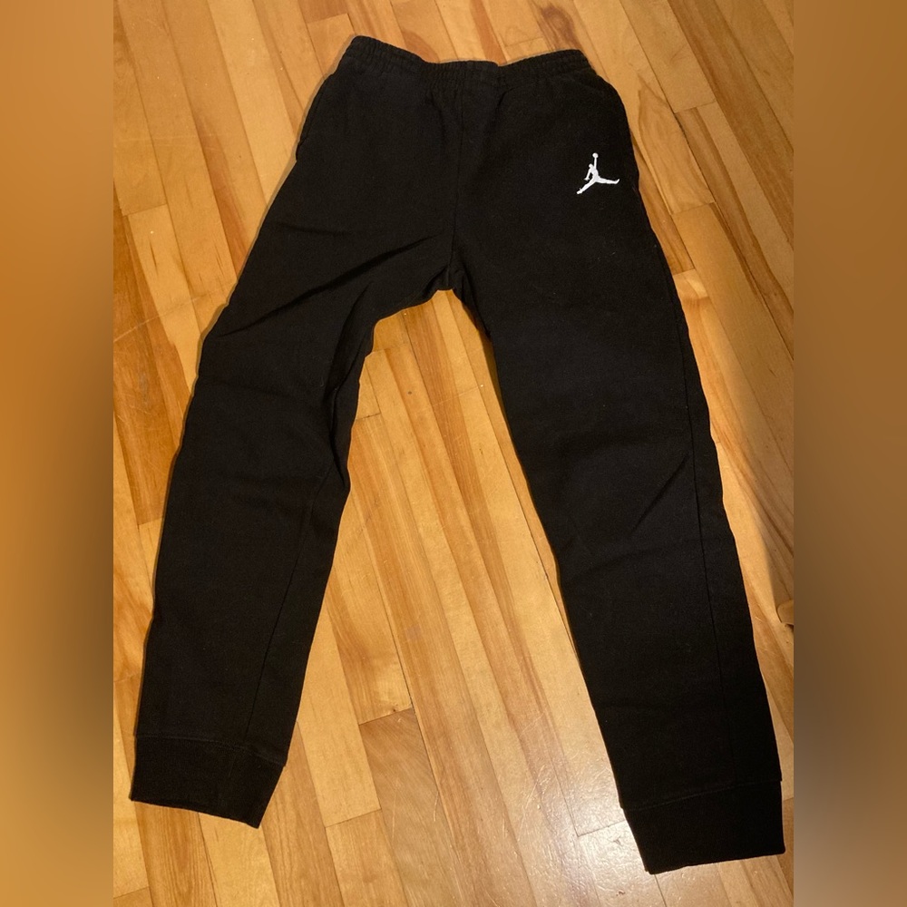 Black Air Jordan sweat pants